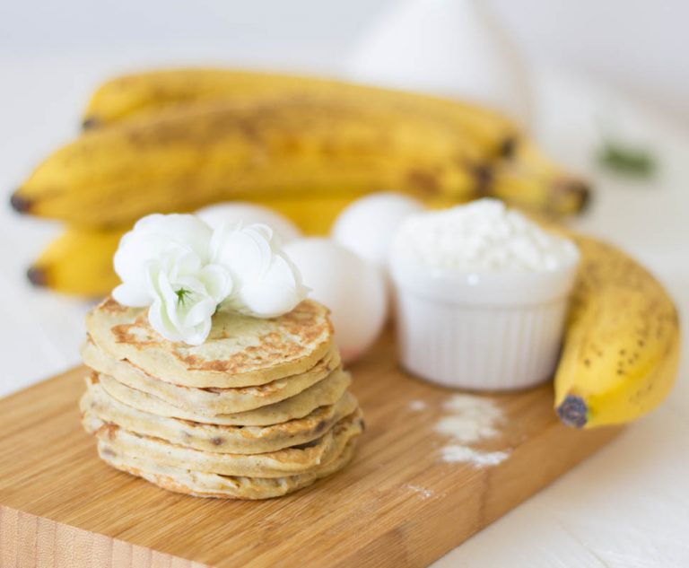 Bananen Pfannkuchen - ohne Zucker ⋆