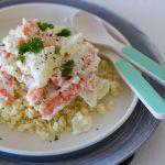 Couscous mit Frischkäsesoße