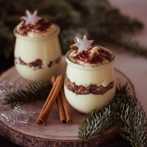 Weisse Schokolade-Mascarpone Dessert