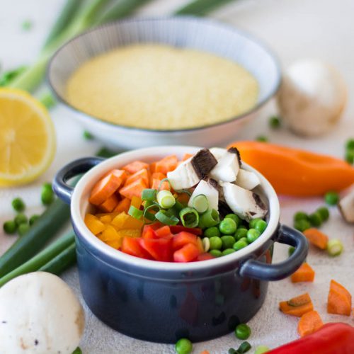 Gemüse Couscous - gesund & bunt