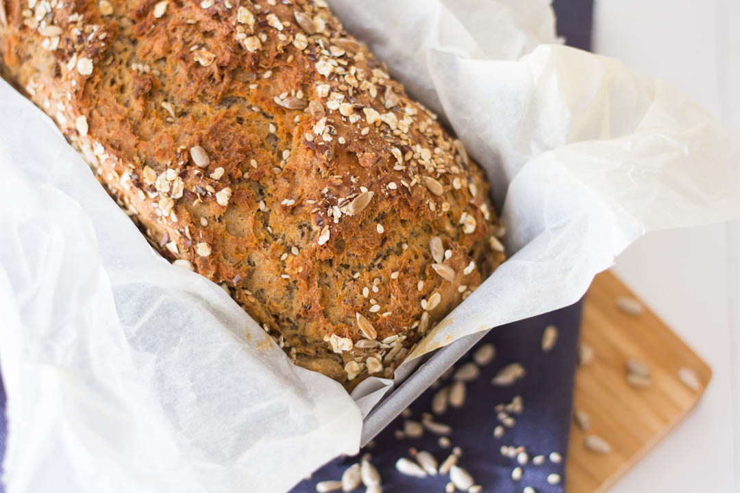 Dinkel-Roggen-Weizen Brot - gesundes Frühstück ⋆ Lieblingszwei * Foodblog