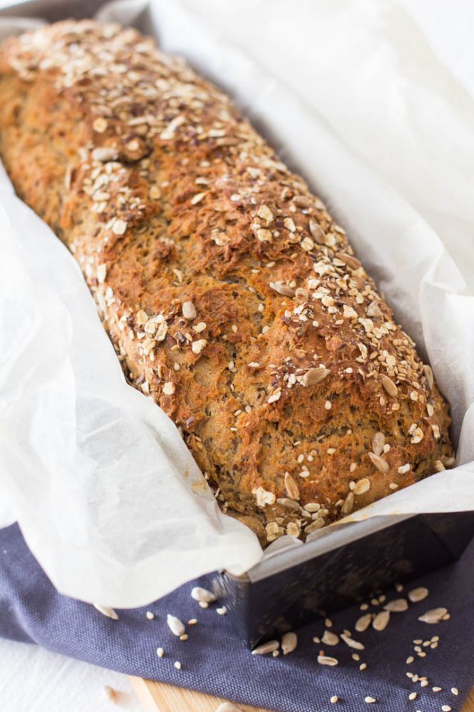 Dinkel-Roggen-Weizen Brot - gesundes Frühstück ⋆ Lieblingszwei * Foodblog