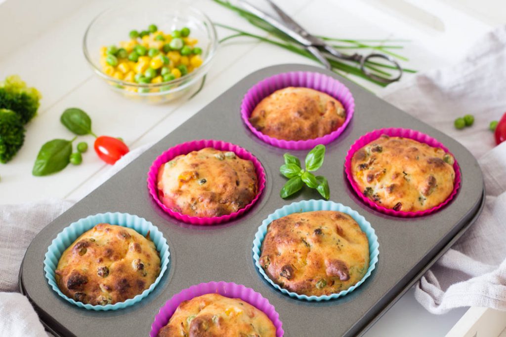 Gemüsemuffins - herzhaft und gesund ⋆ Lieblingszwei * Foodblog