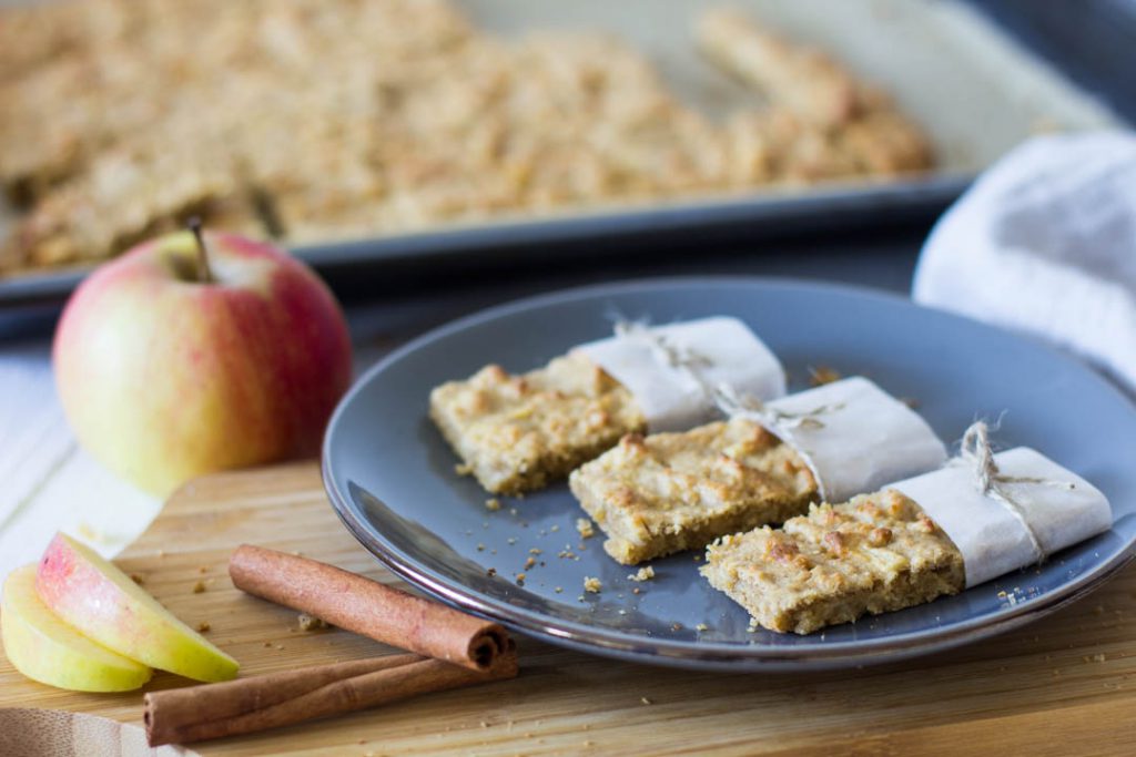 Apfel-Haferflocken Riegel - gesunder Snack ⋆ Lieblingszwei * Foodblog