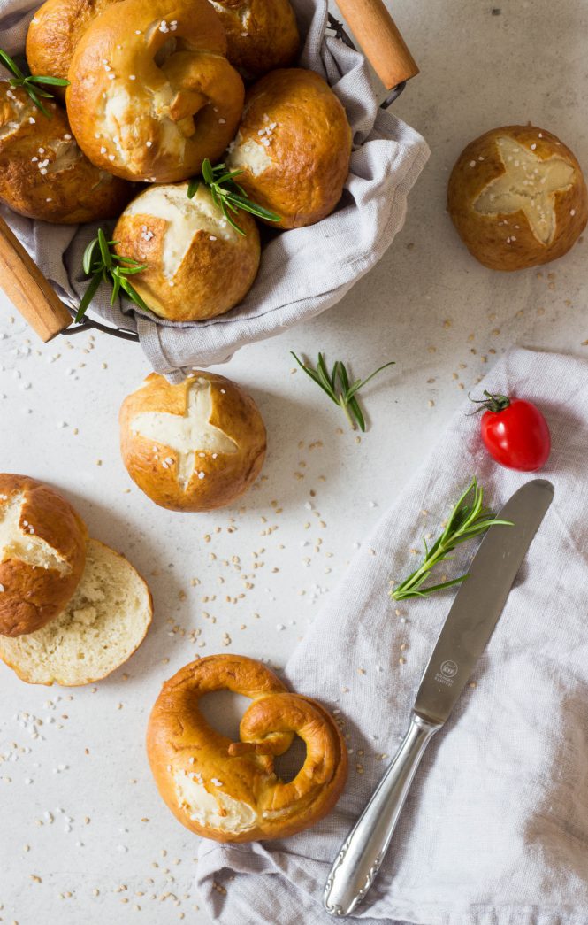 Laugengebäck - fluffig weiches Frühstück ⋆ Lieblingszwei * Foodblog