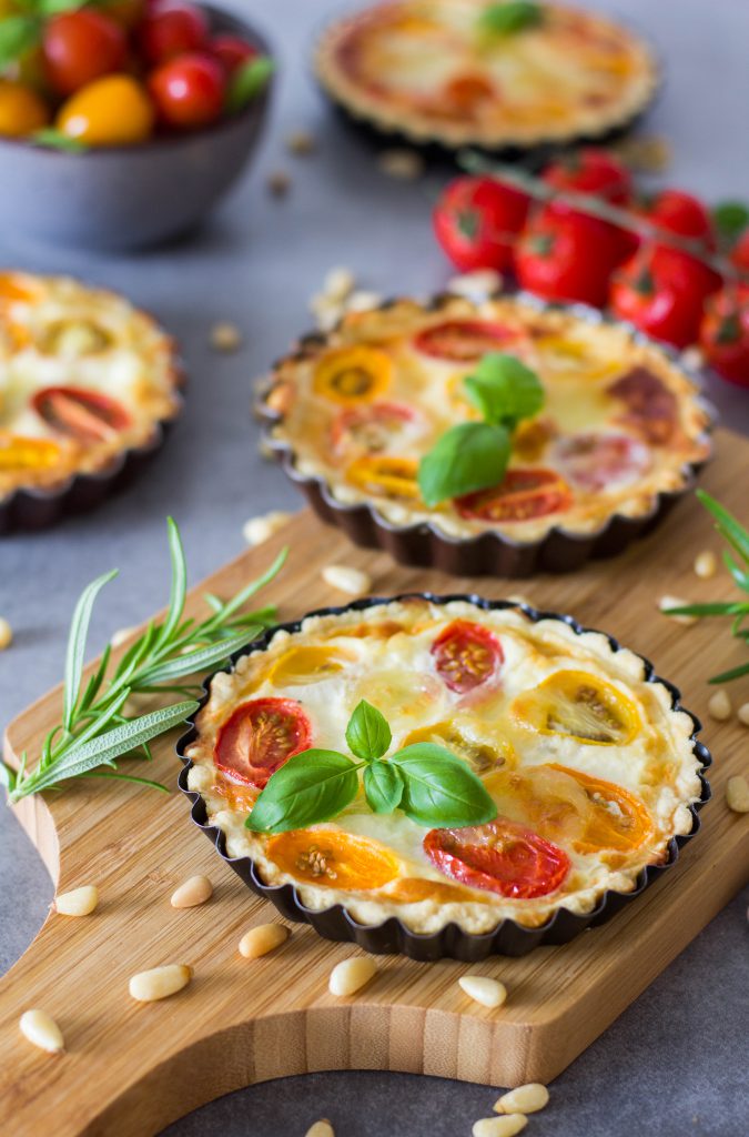 Tomaten-Mozzarella Tartelettes