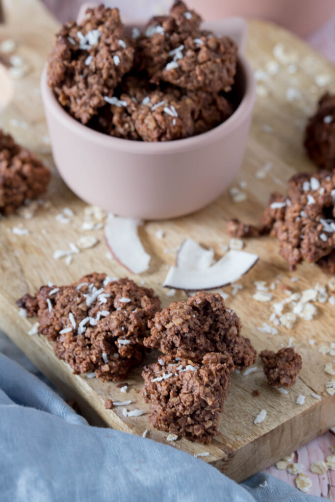 Kokos-Hafer Cookies - ein gesunder Snack für Kinder. Einfach und schnell zubereitet.