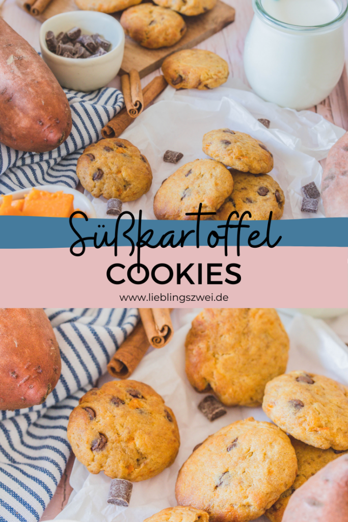 Leckere Süßkartoffel Cookies: Perfekter Snack für Kindern. Ganz easy und schnell zubereitet.