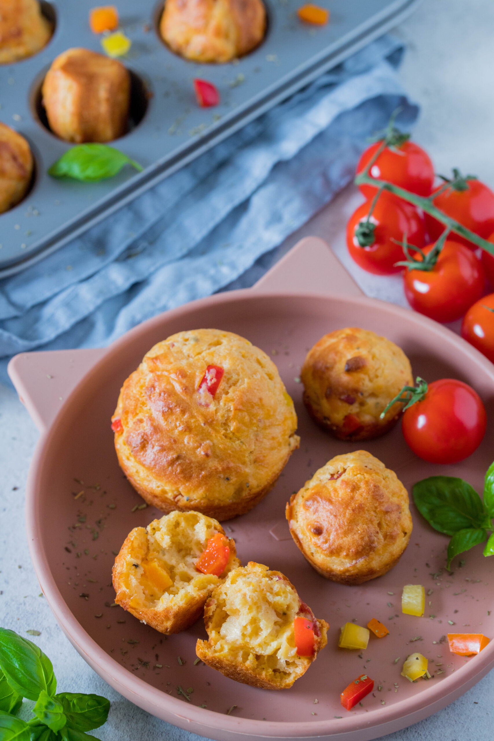 Pizzamuffins für Kinder - schnell &amp; einfach ⋆ Lieblingszwei * Foodblog