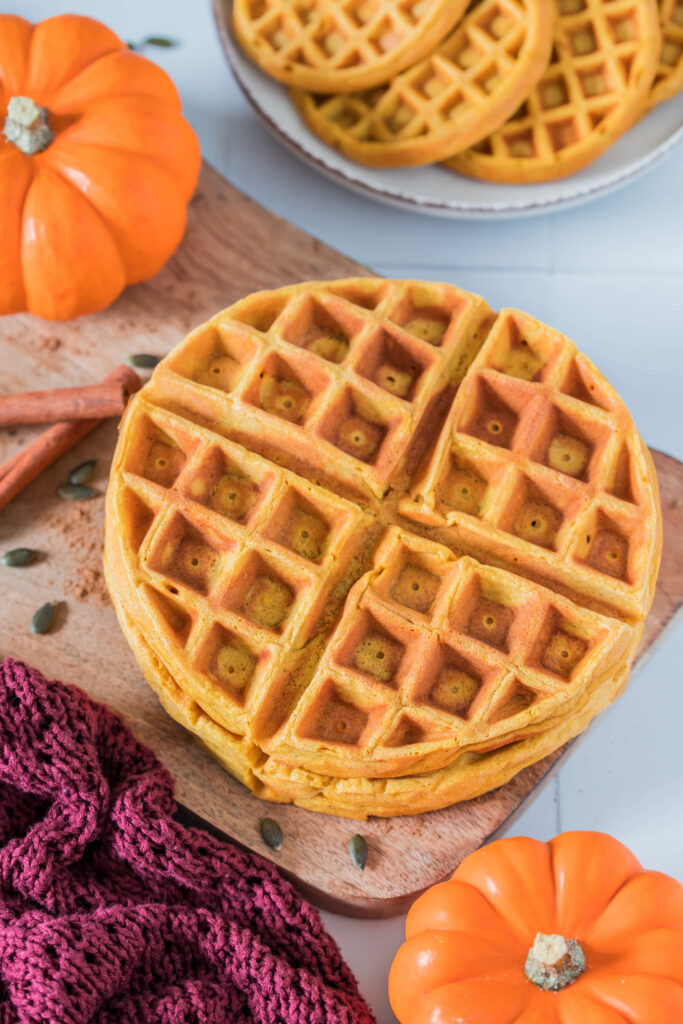 Waffeln mit Kürbis - perfekter Snack für die Brotdose