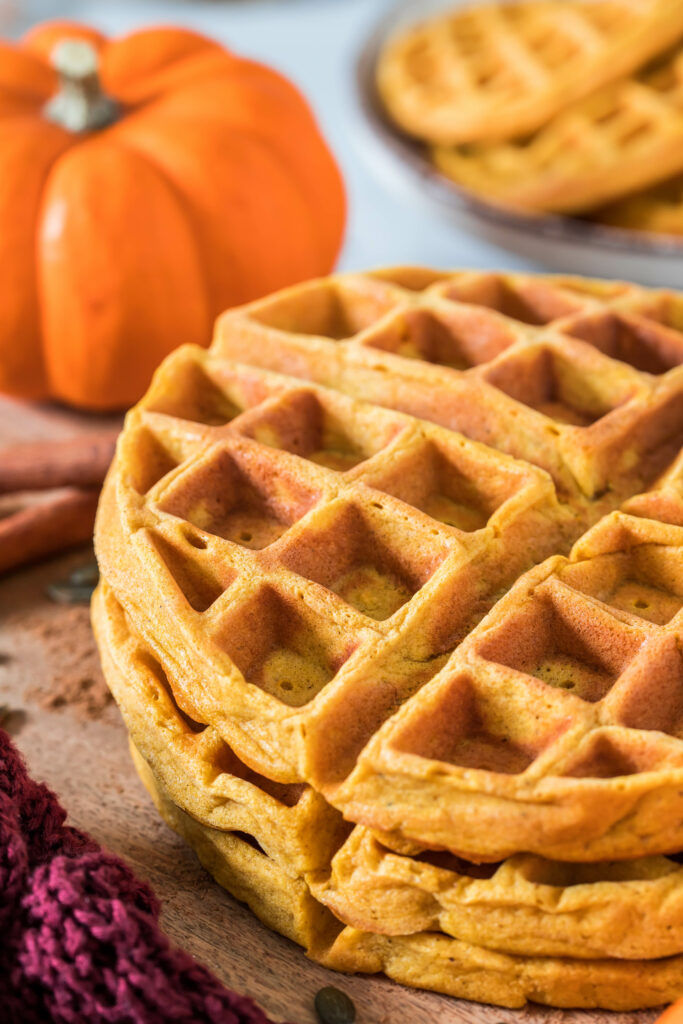 Süße Kürbiswaffeln - perfekt für Kinder