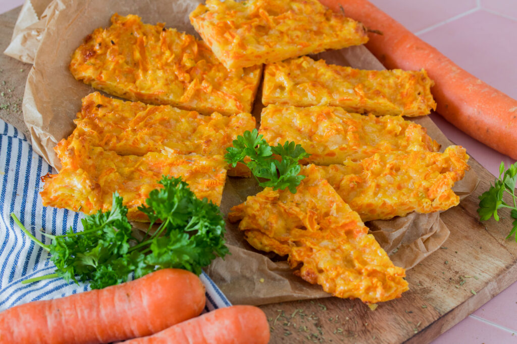 Gesund, schnell und lecker: Karotten-Käse Pizza für Kinder