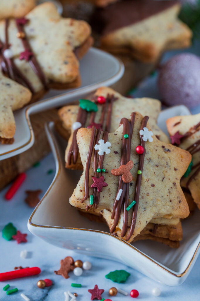 Nougattaler - leckere, schokoladige Weihnachtsplätzchen