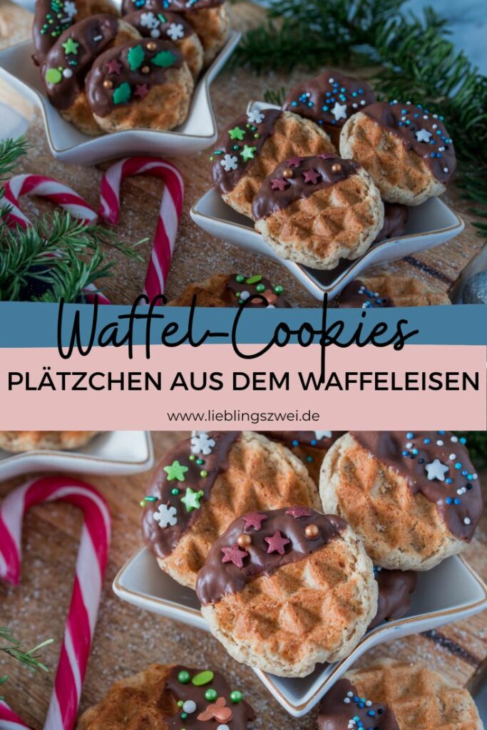 Waffel-Cookies - leckere Plätzchen aus dem Waffeleisen