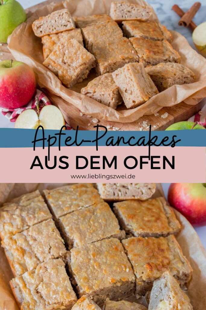 Apfel Pancakes aus dem Ofen