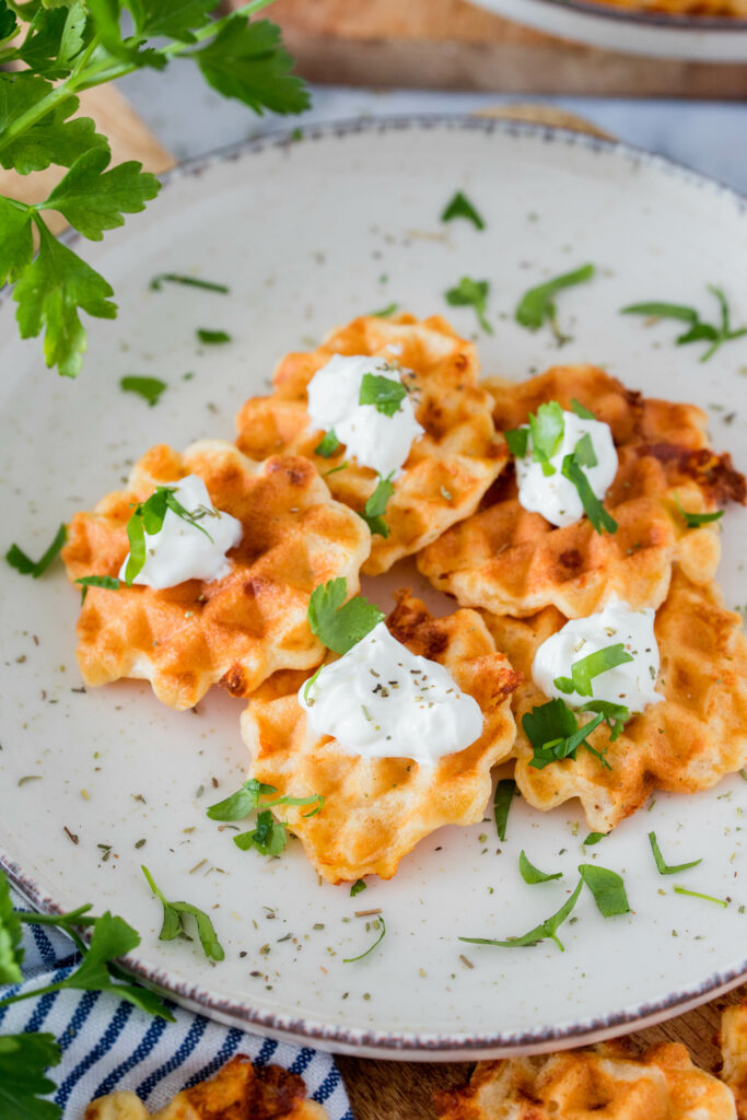 Käsewaffeln - schnelles Familienrezept ⋆ Lieblingszwei * Foodblog