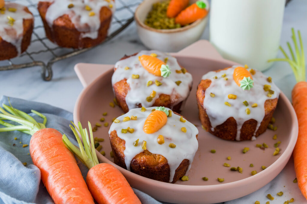 Rüblimuffins zum Osterfrühstück - perfekt für die ganze Familie