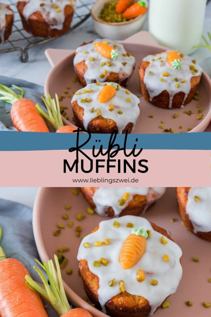 Rüblimuffins - leckerer Snack für Ostern