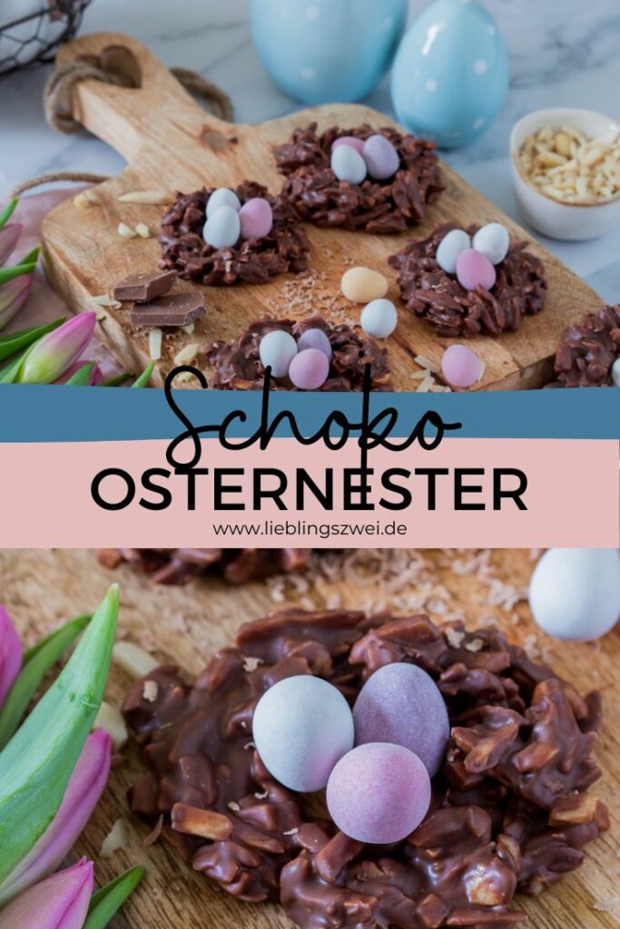 Schoko-Osternester - kleine Nascherei für die Ostertafel