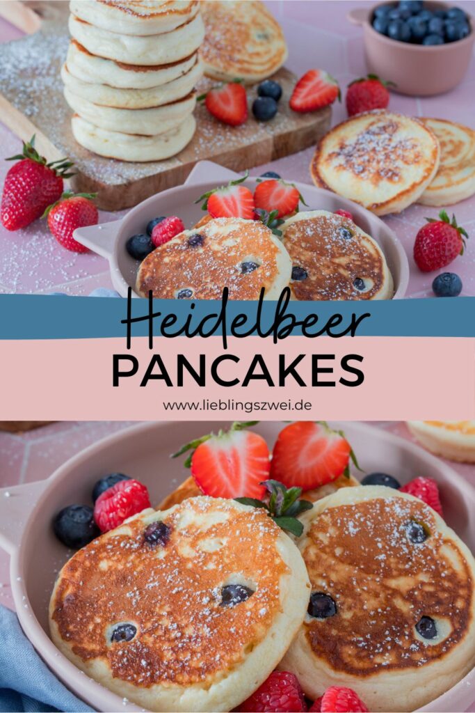 Heidelbeer Pancakes