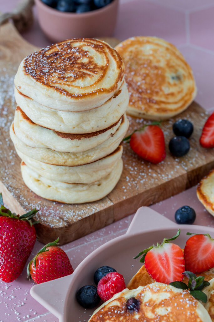 Heidelbeer Pancakes ganz einfach selber machen