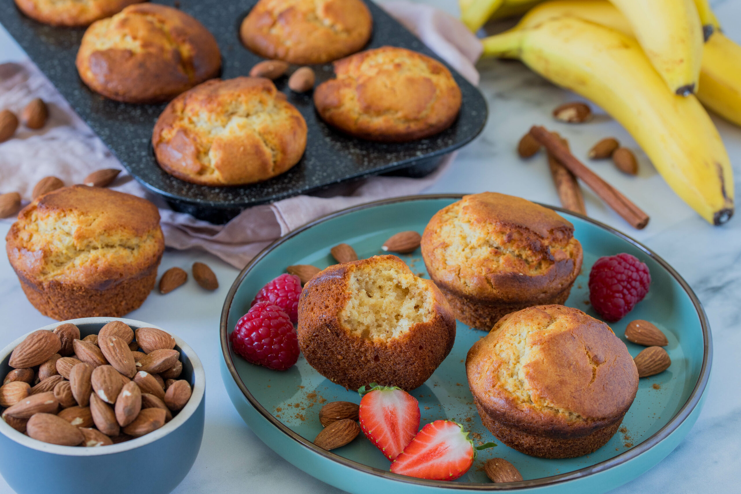 Bananenmuffins - schneller Snack für Kids ⋆ Lieblingszwei * Foodblog
