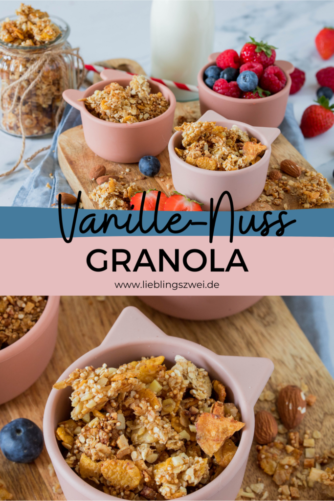 Vanille-Nuss Granola ganz einfach selber machen