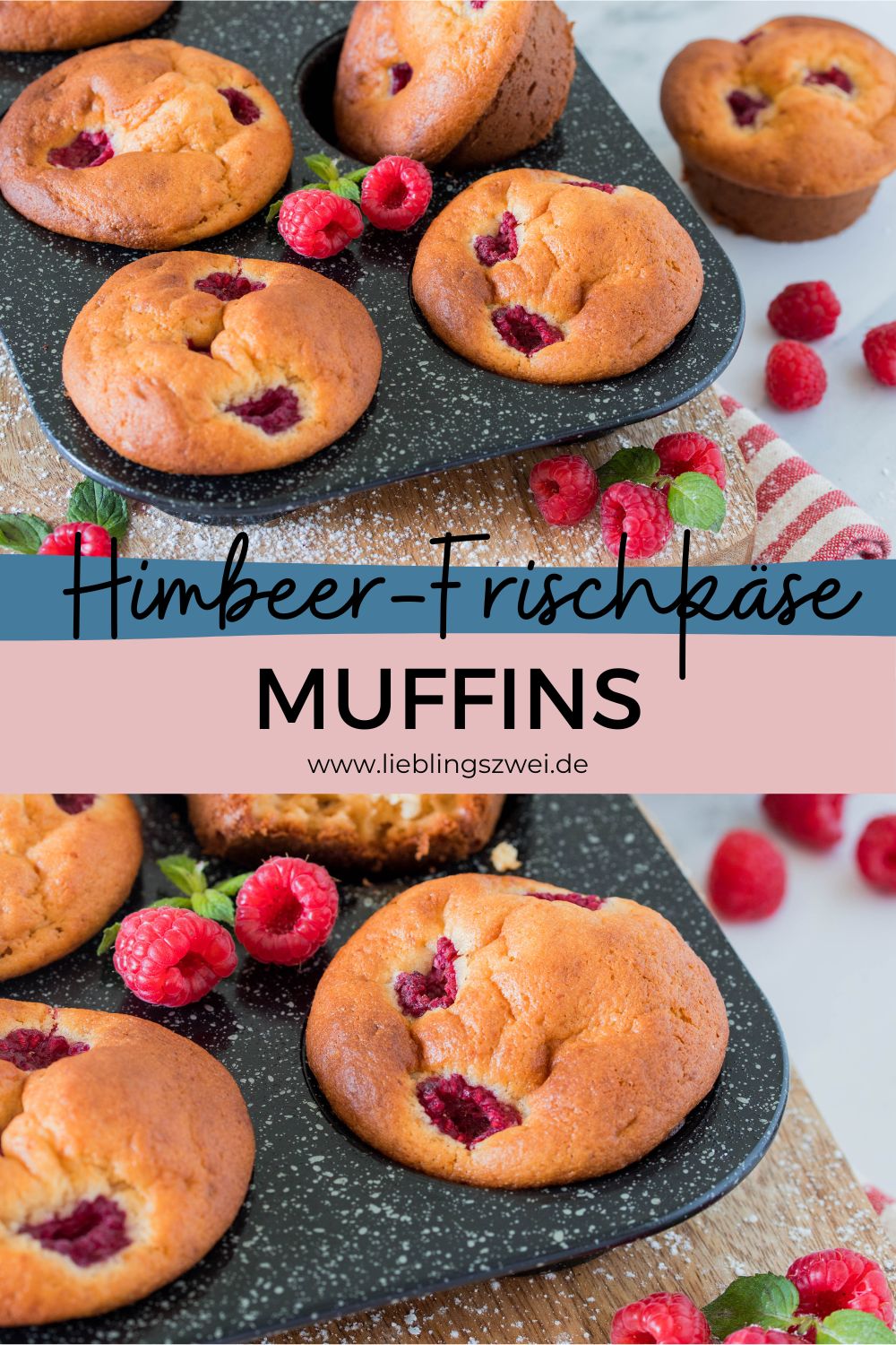 Himbeer-Frischkäse Muffins ⋆ Lieblingszwei * Foodblog Himbeer-Frischkäse Muffins ⋆ Lieblingszwei * Foodblog