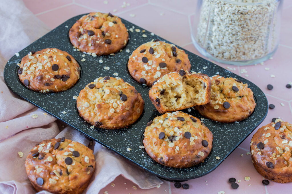 Joghurtmuffins mit Haferflocken