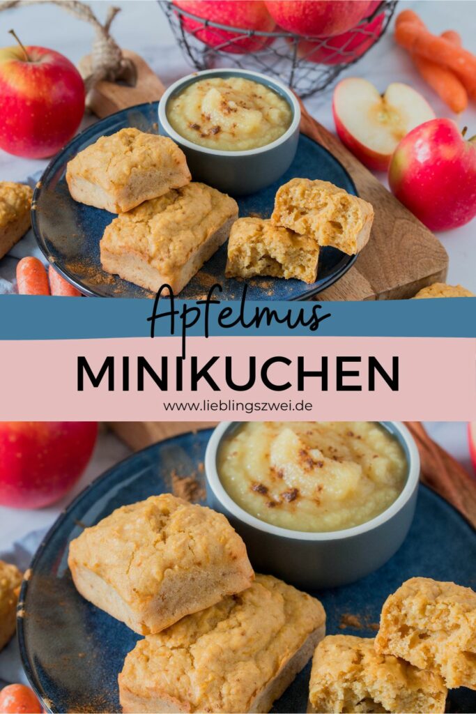 Apfelmus-Minikuchen / Muffins - leckerer Snack für Kinder