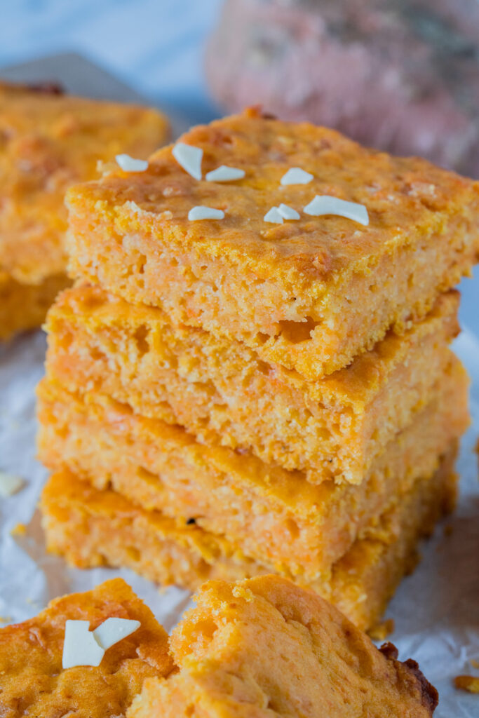 Süßkartoffel Blondies - leckerer Snack für Kids