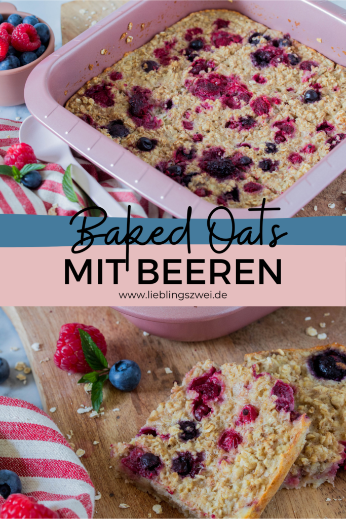 Baked Oats mit Beeren