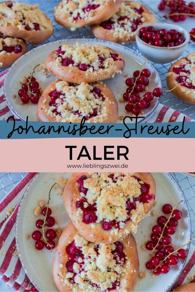 Johannisbeer-Streusel Taler