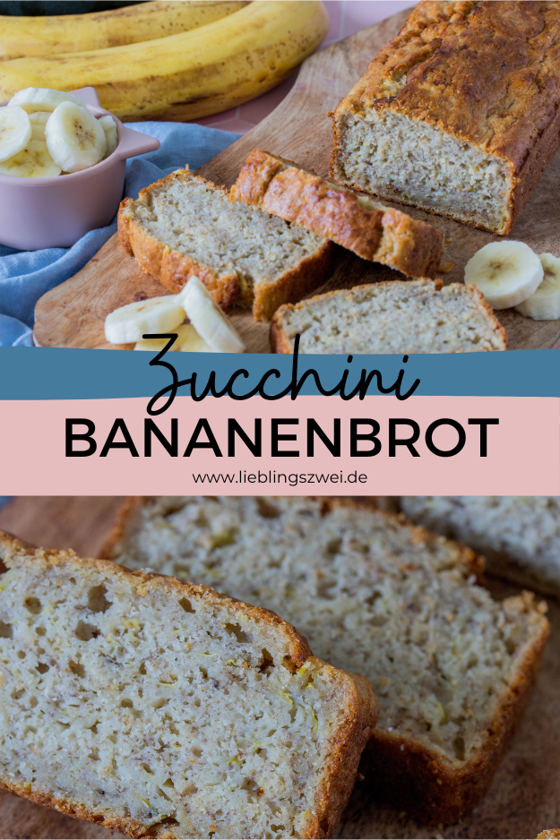 Saftiges Zucchini-Bananenbrot - Resteverwertung für reife Bananen
