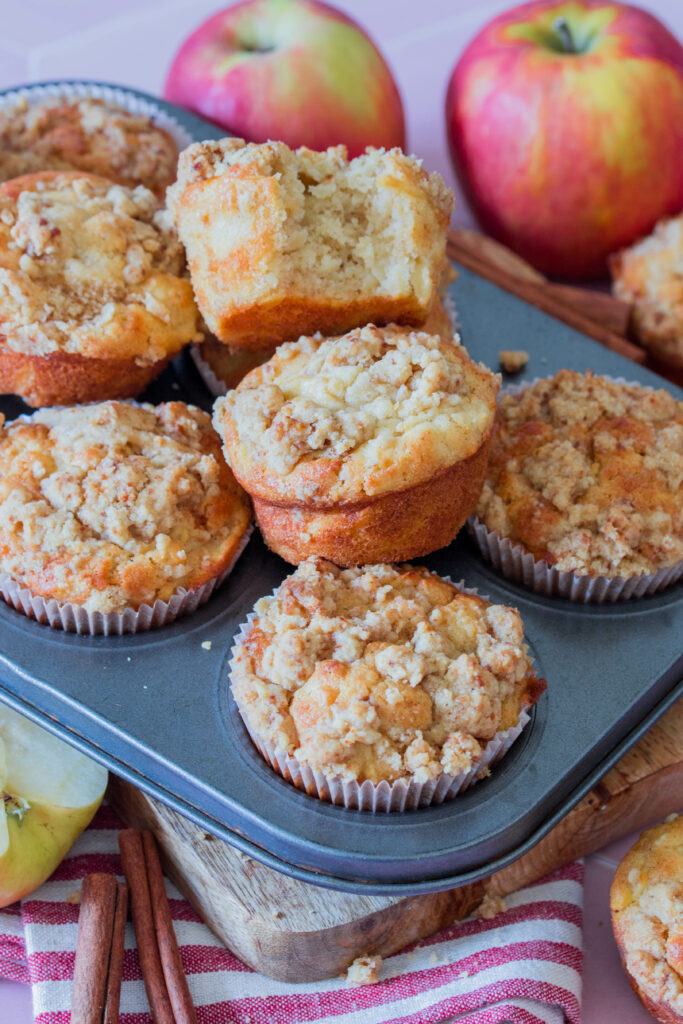 Apfel-Streusel Muffins - idealer Nachmittagssnack für die ganze Familie