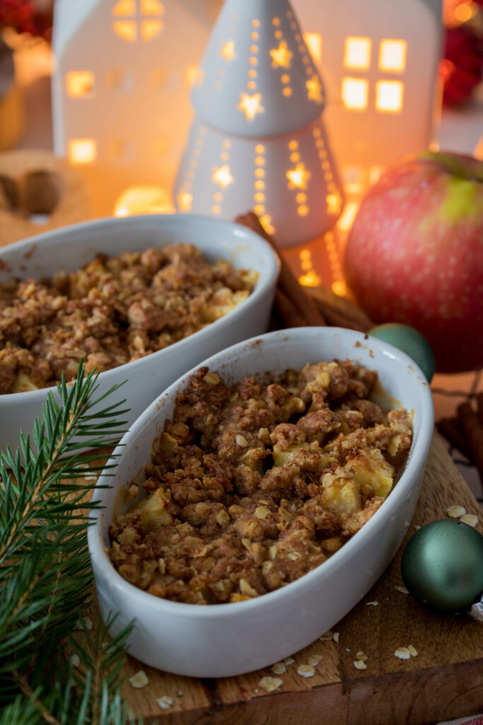Desert für die ganze Familie - Apfel Crumble