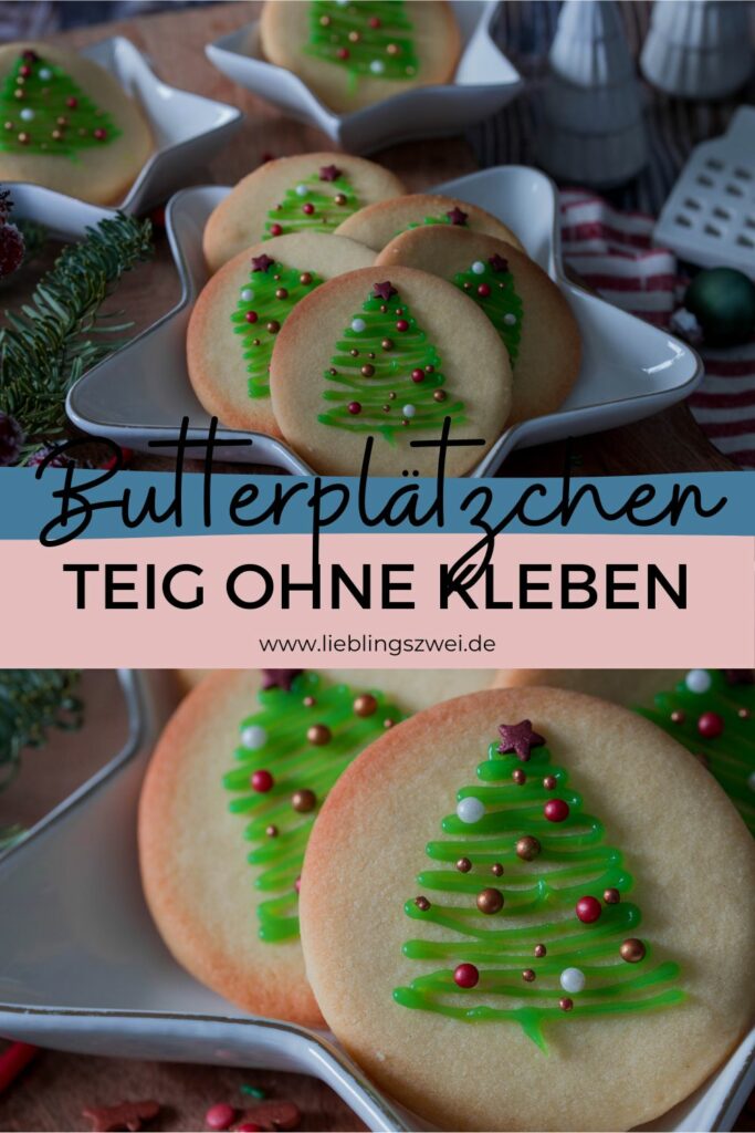 Butterplätzchen Rezept - Teig ohne Kleben