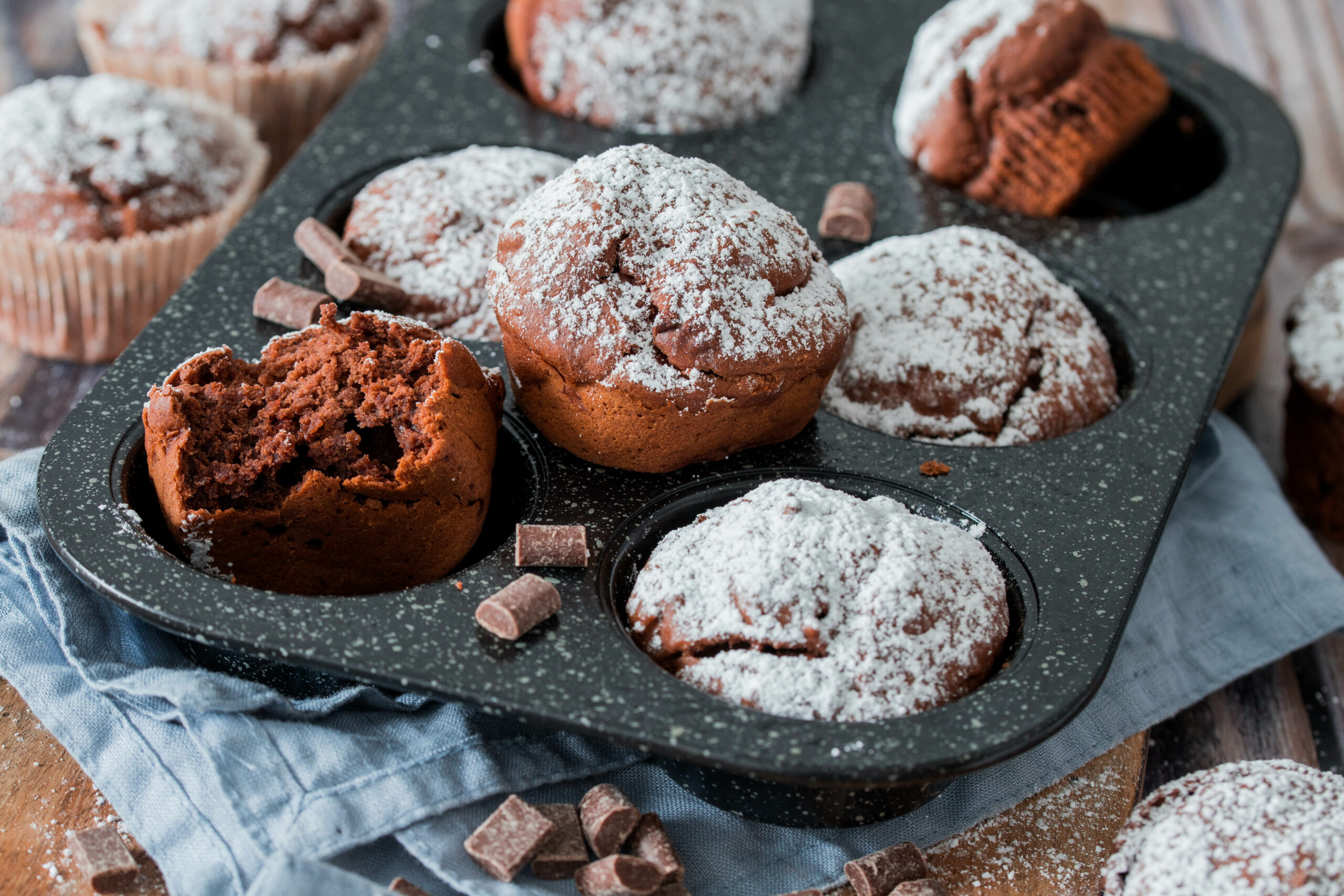 Schokomuffins - schnell und einfach ⋆ Lieblingszwei * Foodblog