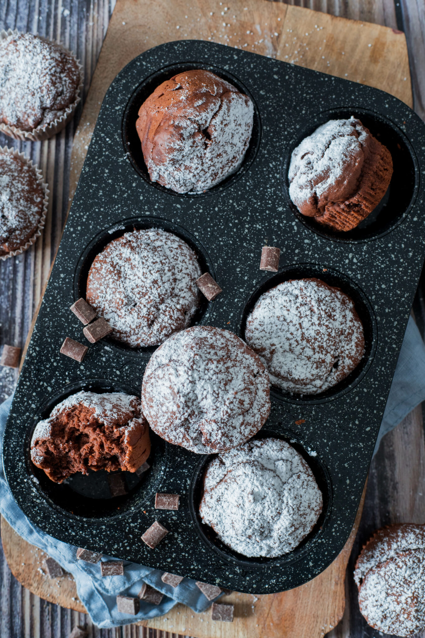 Schokomuffins - schnell und einfach ⋆ Lieblingszwei * Foodblog Schokomuffins - schnell und einfach ⋆ Lieblingszwei * Foodblog