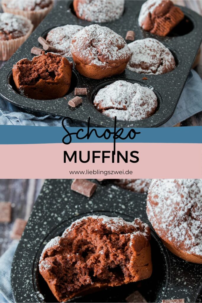 Schokomuffins - schnell und einfach ⋆ Lieblingszwei * Foodblog