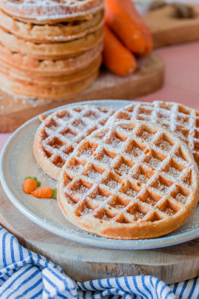 Carrot Cake Waffeln- Osterwaffeln