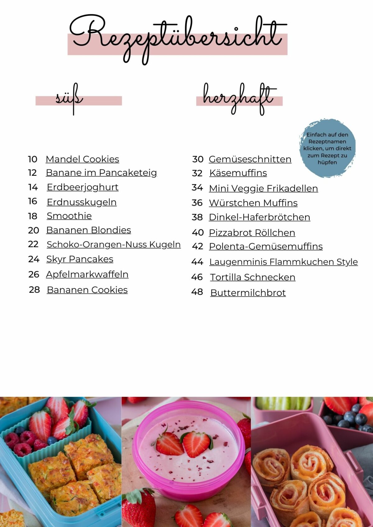 eBook "Lieblingsrezepte für die Brotdose- kinderleicht und lecker" – Bild 2