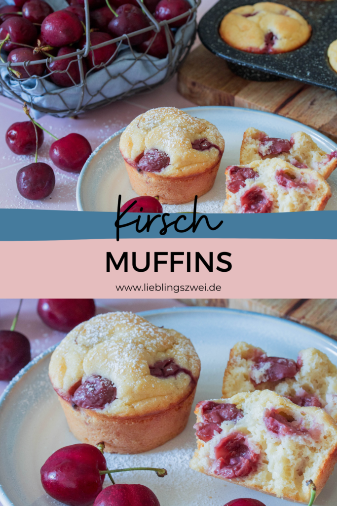 Kirschmuffins ⋆ Lieblingszwei * Foodblog