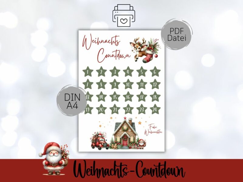 Weihnachts Countdown "Nikolaus"