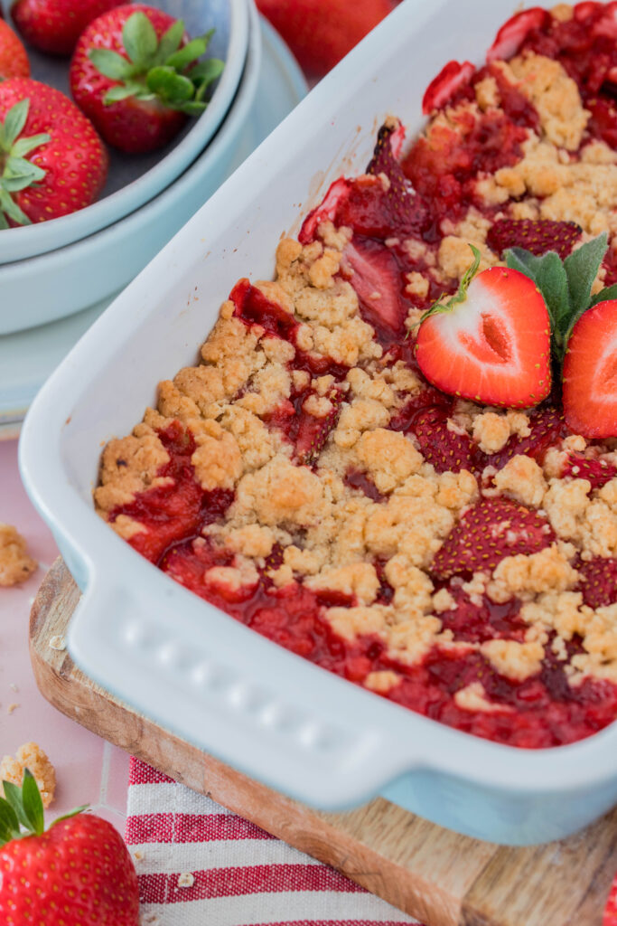 Erdbeer Crumble