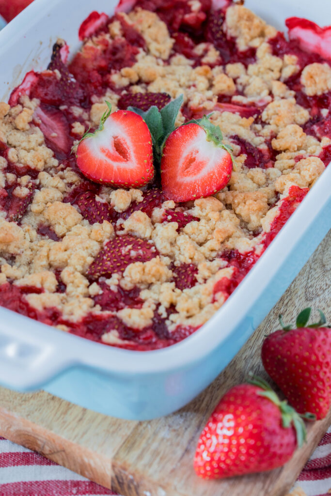 Erdbeer Crumble