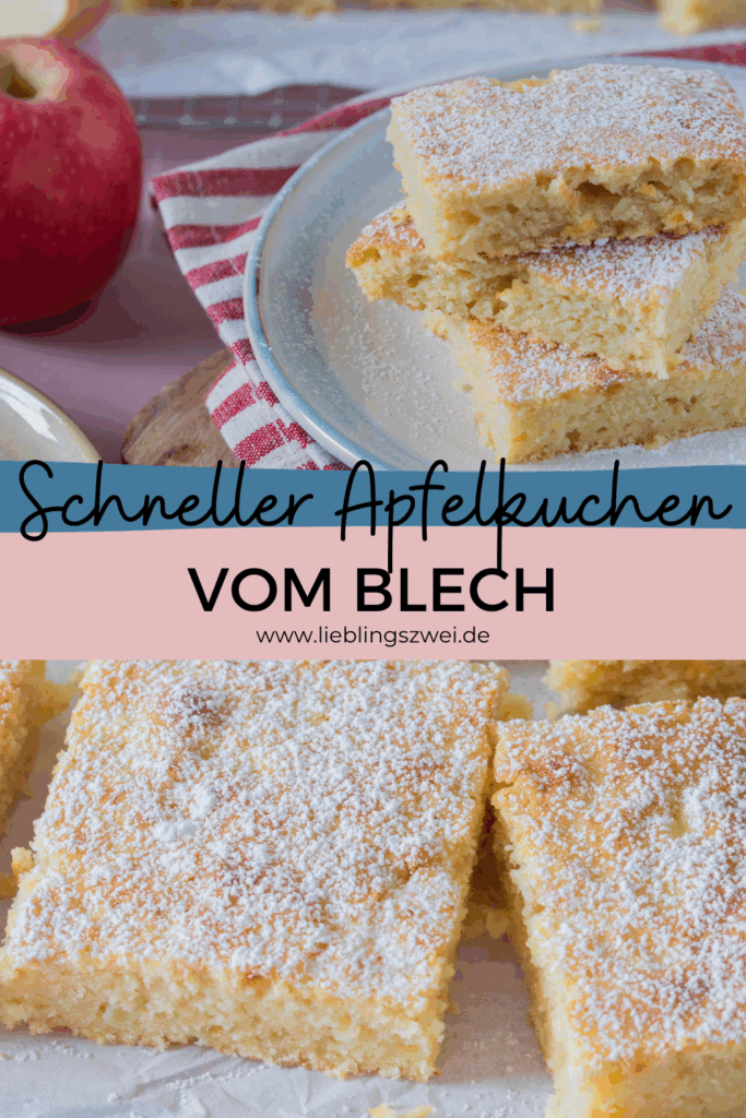 Saftiger Apfelkuchen vom Blech