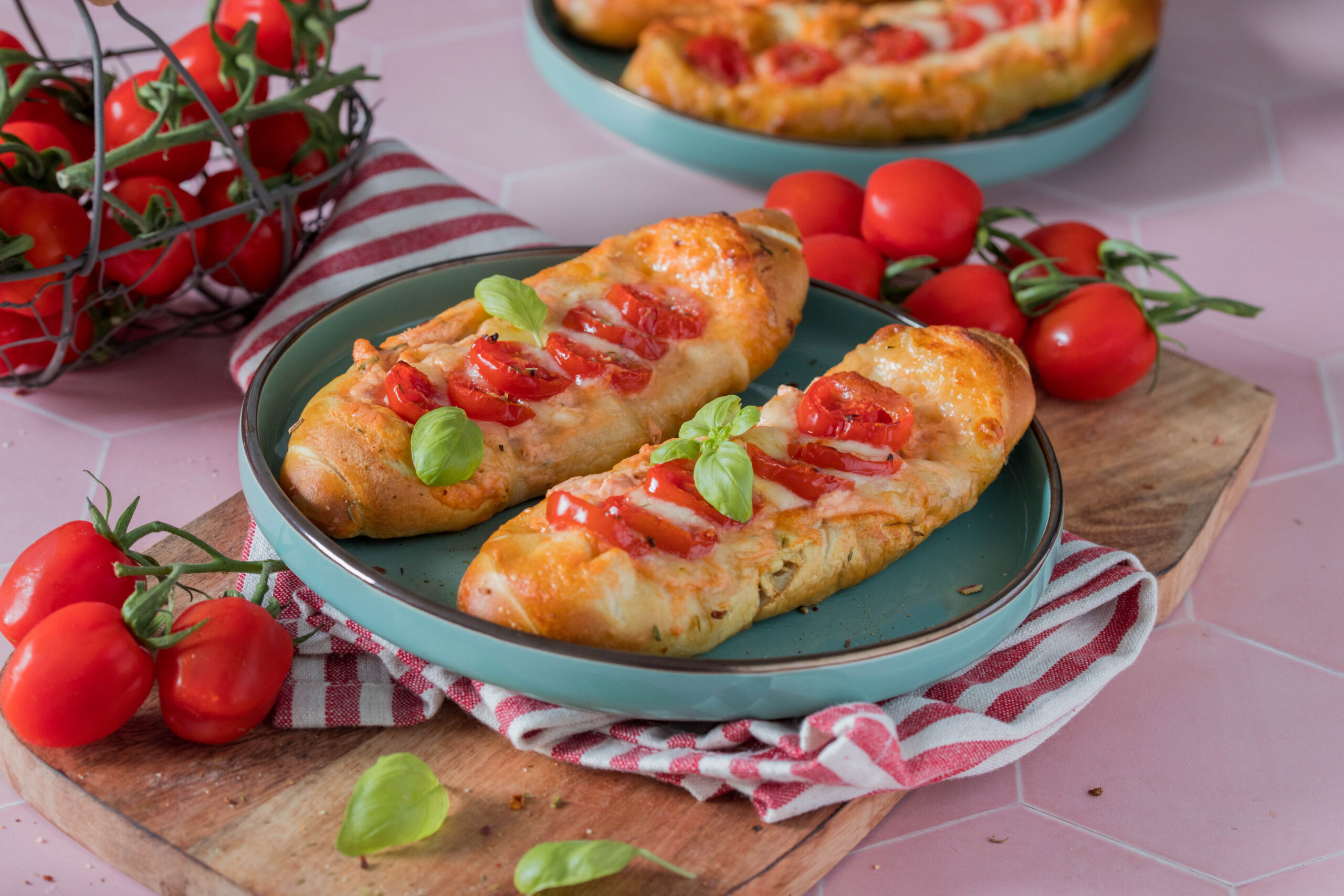 Laugenstange Tomate Mozzarella