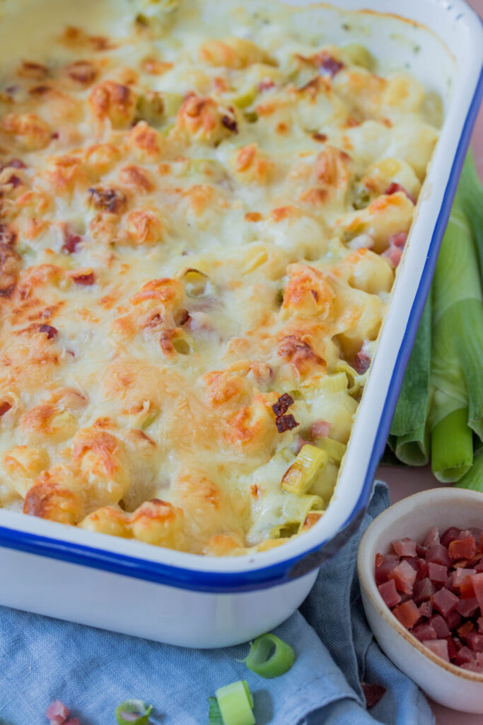 Gnocchi Auflauf Flammkuchen Style