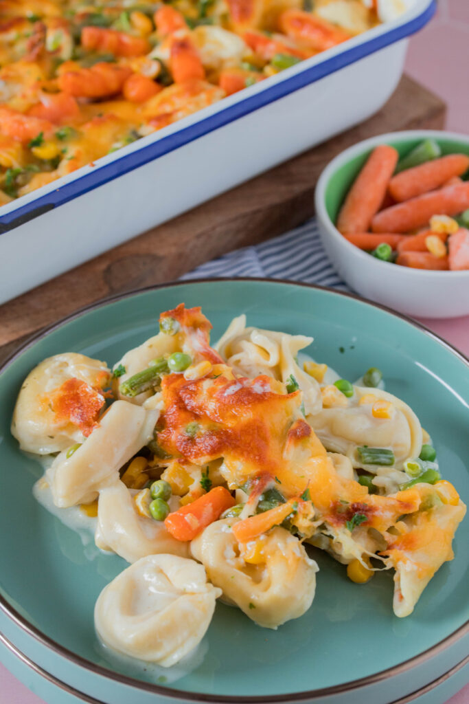 Tortellini-Gemüse Auflauf